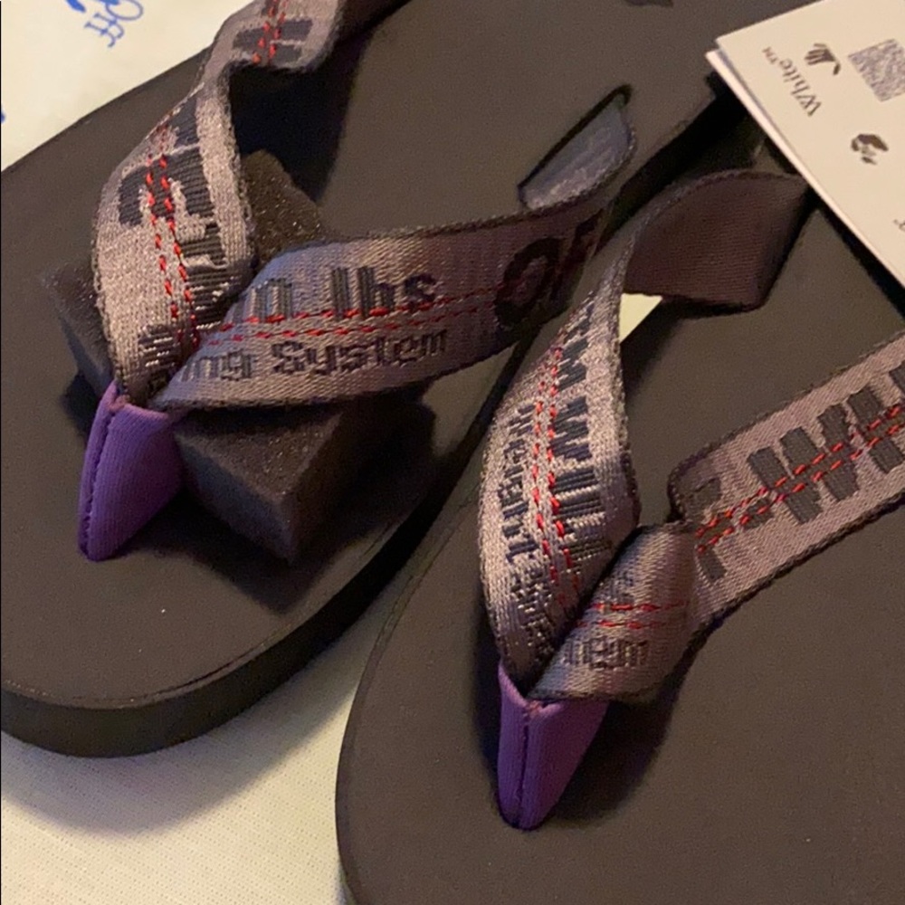 Off-White Flip Flops - Picture 2 of 2